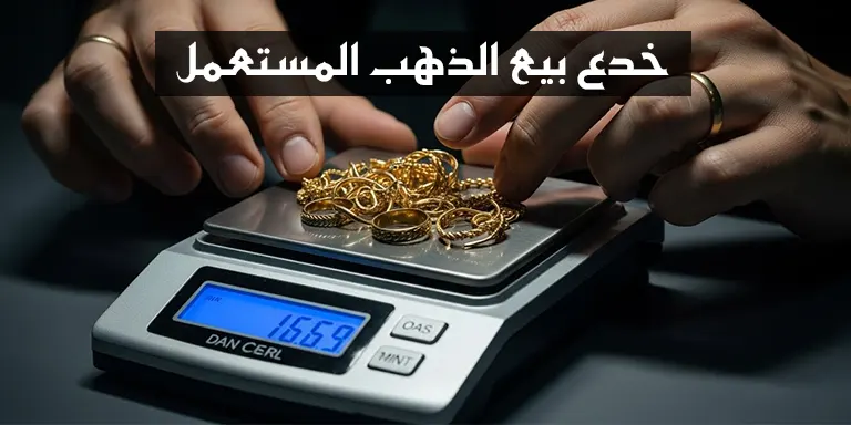 خدع بيع الذهب المستعمل: كيف يسرقك بعض الصاغة في الميزان؟