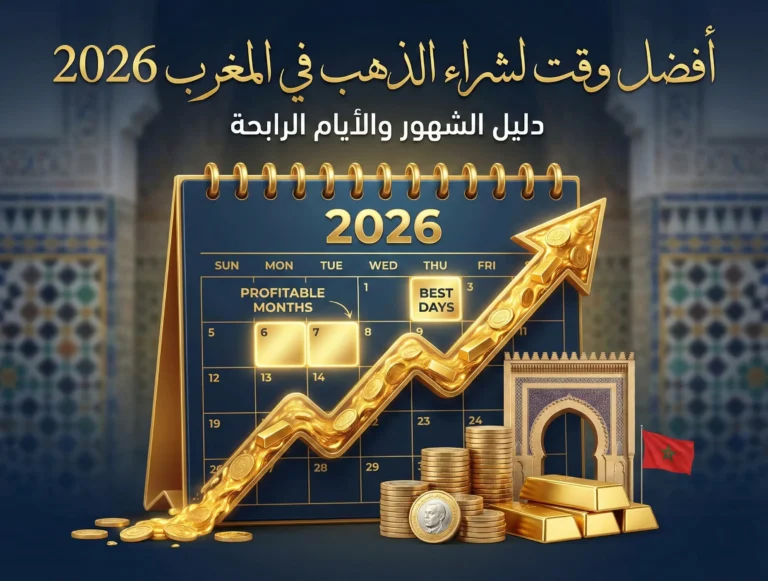 أفضل وقت لشراء الذهب في المغرب 2026 دليل الشهور والأيام الرابحة