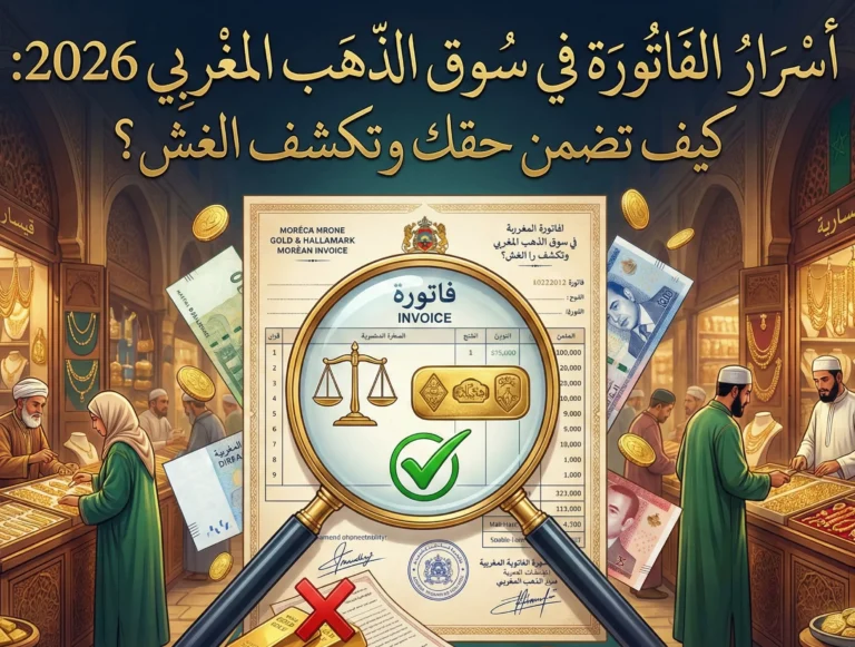 أسرار الفاتورة في سوق الذهب المغربي 2026 كيف تضمن حقك وتكشف الغش؟